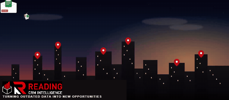 Reading CRM Intelligence — verified contact data reaching businesses across the city